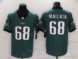 Philadelphia Eagles 68 Jordan Mailata Football Jersey Legend Green