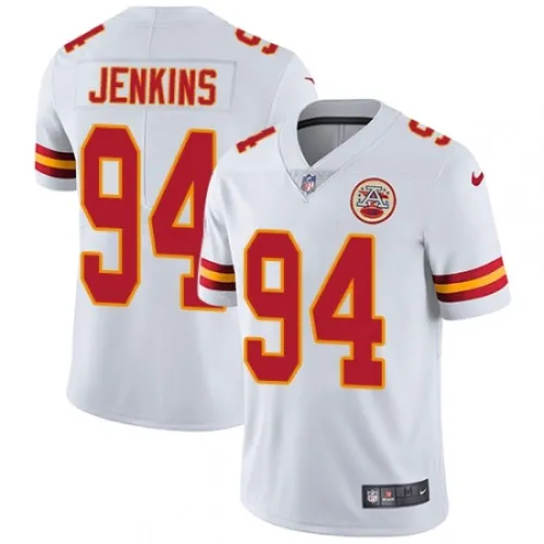 Kansas City Chiefs 94 Jarvis Jenkins Football Jersey Legend White