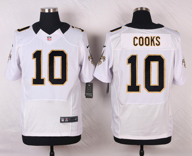 New Orleans Saints 10 Brandin Cooks Elite Football Jersey White