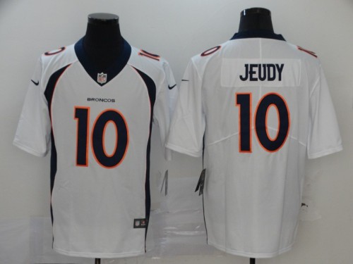 Denver Broncos 10 Jerry Jeudy Football Jersey Legend White