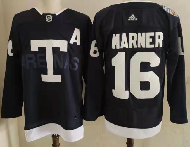 Adidas Toronto Maple Leafs 16 Mitch Marner Ice Hockey Jersey Black