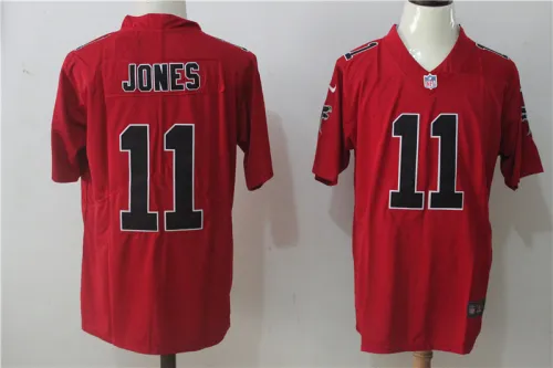 Atlanta Falcons 11 Julio Jones Football Jersey Red