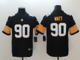 New Nike Pittsburgh Steelers 90 T.J. Watt  Football Jersey Legend Black