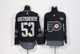 Adidas 100th Anniversary Philadelphia Flyers 53 Shayne Gostisbehere Ice Hockey Jersey Black