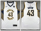 Nike Indiana Pacers 43 Pascal Siakam Basketball Jersey White