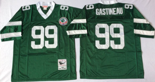 New York Jets 90 Dennis Byrd Football Jersey Green Retro