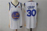 Nike Golden State Warrior 30 Stephen Curry Basketball Jersey White Player Edition