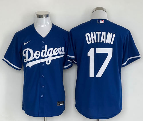Nike Los Angeles Dodgers 17 Shohei Ohtani Baseball Jersey Blue