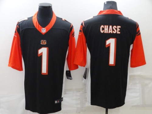 Cincinnati Bengals 1 Ja'Marr Chase Football Jersey Legend Black