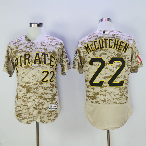 Pittsburgh Pirates 22 Andrew McCutchen Flexbase Baseball Jersey Camo