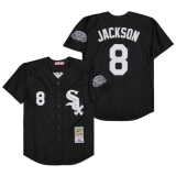 Chicago White Sox 8 Bo Jackson Baseball Jersey Black Retro