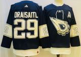 Adidas Edmonton Oilers 29 Leon Draisaitl Ice Hockey Jersey Navy Blue