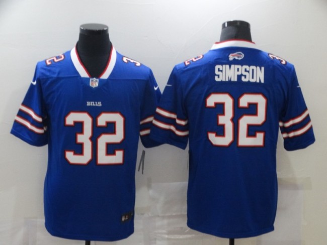 Buffalo Bills 32 O.J. Simpson Football Jersey Legend Blue