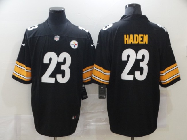 Pittsburgh Steelers 23 Joe Haden Football Jersey Legend Black