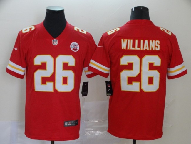 Kansas City Chiefs 26 Damien Williams Football Jersey Legend Red