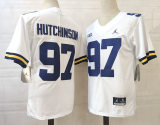 Brand Michigan Wolverines 97 Aidan Hutchinson College Football Jersey White