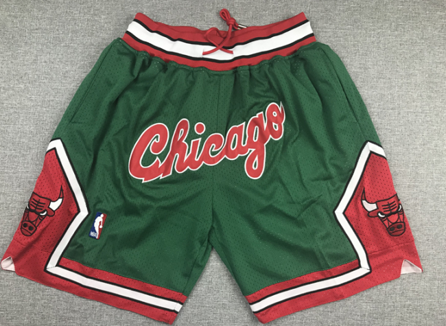 Chicago Bulls Green  Mesh BShorts Retro
