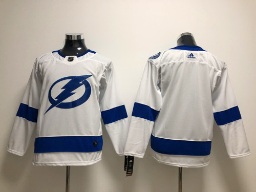 Youth Adidas Classic Tampa Bay Lightning Blank Ice Hockey Jersey White