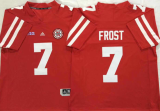 New Nebraska Cornhuskers 7 Scott Frost College Football Jersey Red