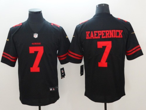 San Francisco 49ers 7 Colin Kaepernick Football Jersey Legend Black