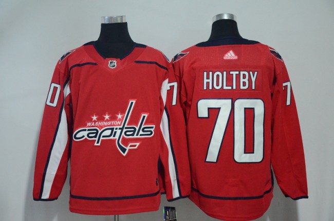 Adidas Classic Washington Capitals 70 Braden Holtby Ice Hockey Jersey Red