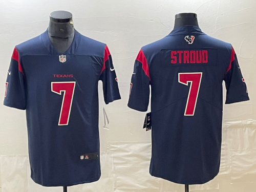 Houston Texans 7 C.J. Stroud Football Jersey Legend Navy Blue