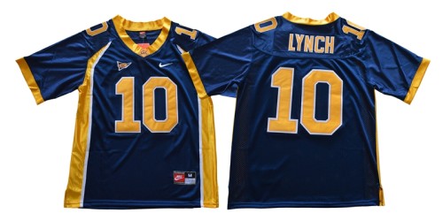 California Golden Bears 10 Marshawn Lynch College Football Jersey Navy Blue