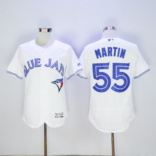 Toronto Blue Jays 55 Russell Martin Flexbase Baseball Jersey White