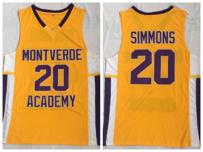 Simmons high school 20 yellow shirt