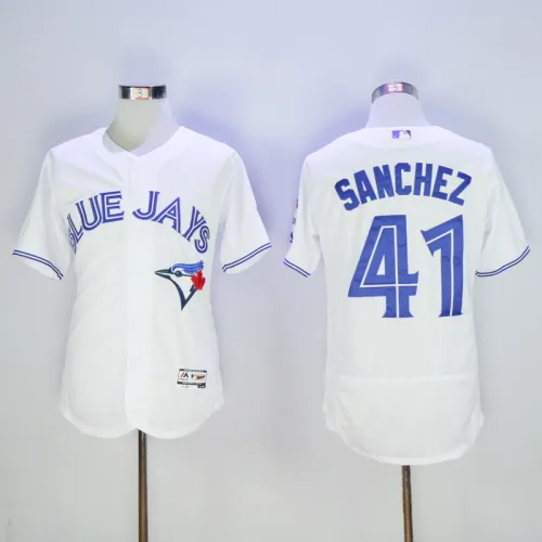 Toronto Blue Jays 41 Aaron Sanchez Flexbase Baseball Jersey White