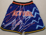 Golden State Warrior Mesh Shorts Retro Flash Blue pants