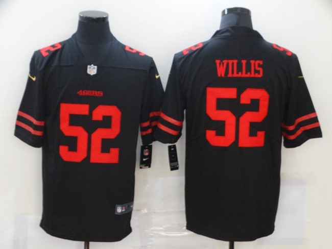 San Francisco 49ers 52 Patrick Willis Football Jersey Legend Black