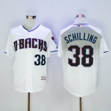 Arizona Diamondbacks 38 Curt Schilling Baseball Jersey White