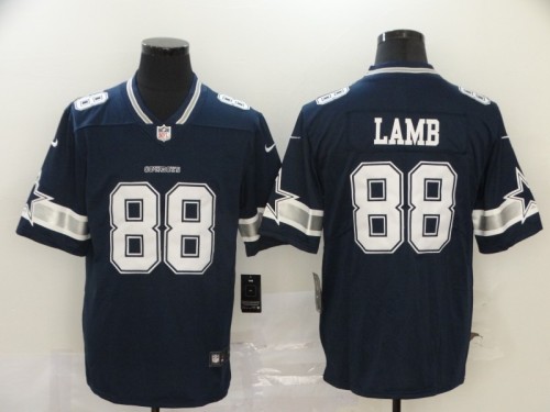 Dallas Cowboys 88 CeeDee Lamb Football Jersey Legend Navy Blue