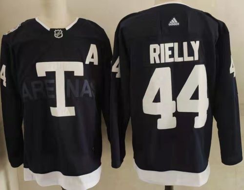 Adidas Toronto Maple Leafs 44 Morgan Rielly Ice Hockey Jersey Black
