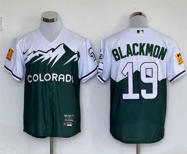 Nike Colorado Rockies 19 Charlie Blackmon Baseball Jersey City Edition