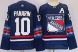 Adidas New York Rangers 10 Artemi Panarin Ice Hockey Jersey Nany Blue