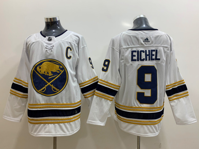 Adidas Classic Buffalo Sabres 9 Jack Eichel Ice Hockey Jersey White