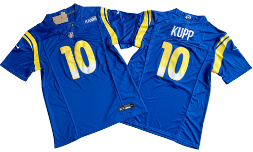 St. Louis Rams 10 Cooper Kupp Football Jersey Blue Three Dynasties