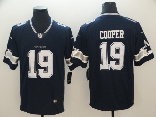 Dallas Cowboys 19 Amari Cooper Football Jersey Legend Navy Blue
