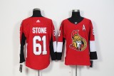 Adidas Classic Ottawa Senators 61 Mark Stone Ice Hockey Jersey Red