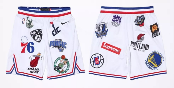Joint version of white tennis pants