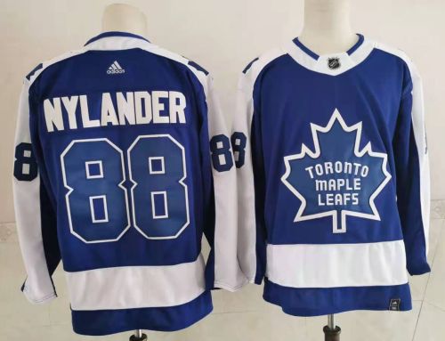 Adidas Toronto Maple Leafs 88 William Nylander Ice Hockey Jersey Blue