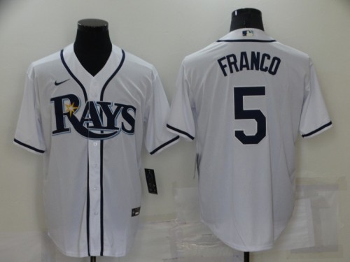 Nike Tampa Bay Rays 5 Wander Franco Baseball Jersey White