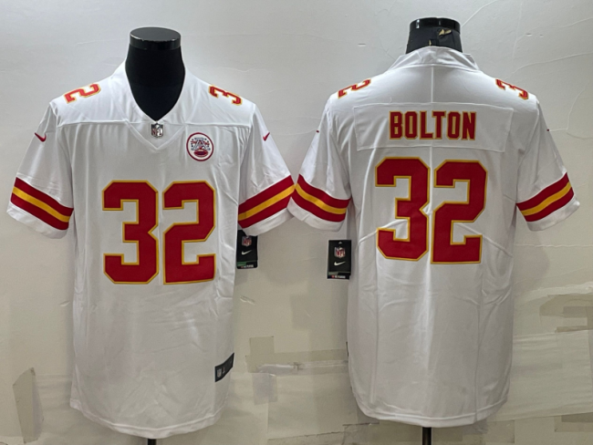 Kansas City Chiefs 32 Nick Bolton Football Jersey Legend White