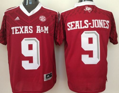 Texas A&M Aggies 9 Ricky Seals-Jones College Football Jersey Red