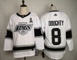 Adidas Los Angeles Kings 8 Drew Doughty Ice Hockey Jersey White