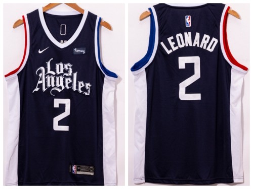 Nike L.A. Clippers 2 Kawhi Leonard Basketball Jersey Black City Edition