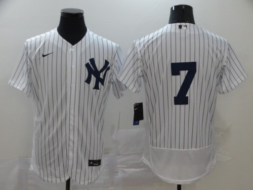 Nike New York Yankees 7 Mickey Mantle Flexbase Baseball Jersey White