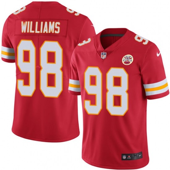 Kansas City Chiefs 98 Xavier Williams Football Jersey Legend Red